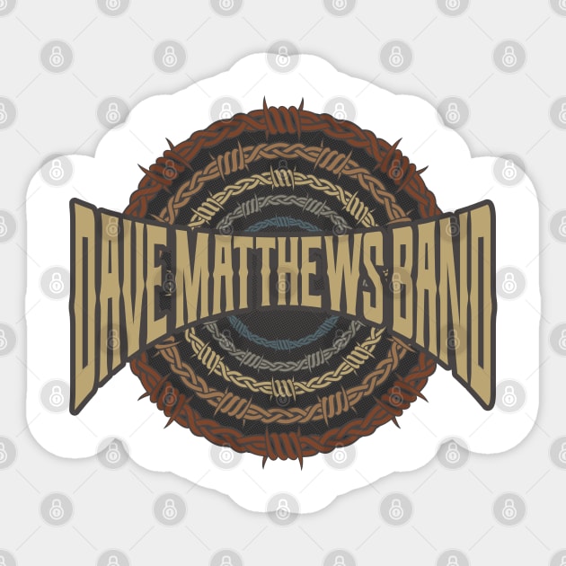 Dave Matthews Band Barbed Wire Sticker by darksaturday